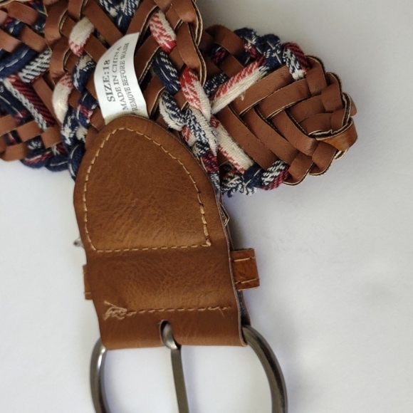 Women's weaved brown belt size 18 - Picture 2 of 3